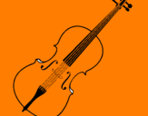 Desenho Violino pintado por EDUARDO BORGES