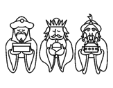 Desenho Os Reis Magos 4 pintado por fran