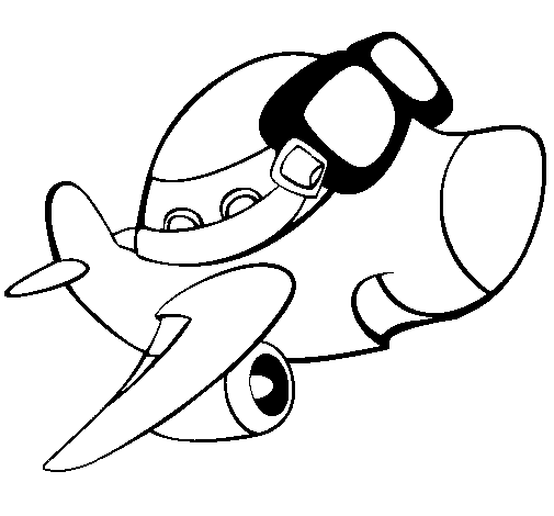 Desenho Avião pequeño II pintado por Enzo Gabriel