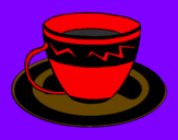 Desenho Taça de café pintado por ricardoloiola