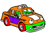 Desenho Herbie Taxista pintado por GABRIEL