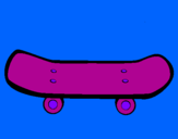 Desenho Skate II pintado por chibi chibi e banny