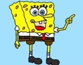 Desenho SpongeBob pintado por ooi
