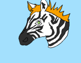 Desenho Zebra II pintado por davi