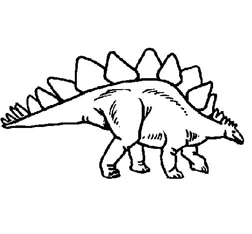 Desenho Stegossaurus pintado por STEGOSSAUROS