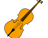 Desenho Violino pintado por jefferson barbosa alves