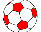 Desenho Bola de futebol II pintado por Mari