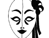 Desenho Máscara italiana pintado por gggg