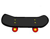 Desenho Skate II pintado por luiz
