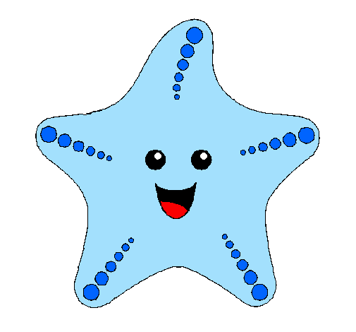 Desenho Estrela do mar pintado por twitty
