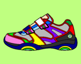 Desenho Sapato de ginástica pintado por ricardoloiola
