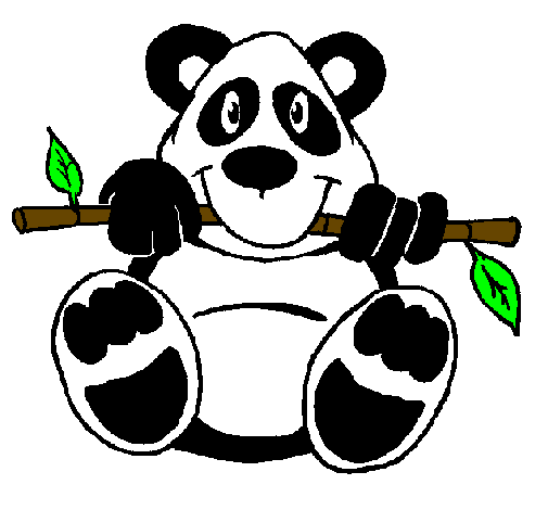 Desenho Urso panda pintado por panda daniel