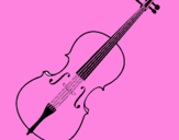 Desenho Violino pintado por oreorjuyty