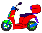 Desenho Ciclomotor pintado por lucelio