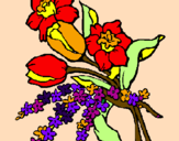 Desenho Ramo de flores pintado por LILI´S
