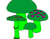 Desenho Cogumelos pintado por maithe