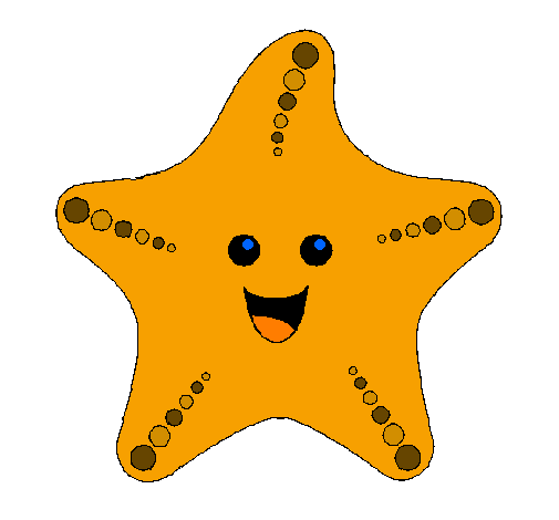 Desenho Estrela do mar pintado por Estrela