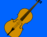 Desenho Violino pintado por THIAS