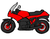 Desenho Motocicleta pintado por leo
