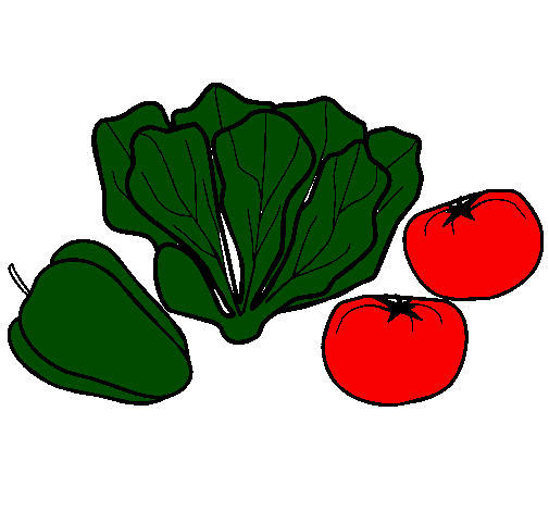 Desenho Verduras pintado por nathan
