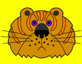 Desenho Tigre III pintado por mayra