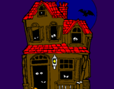 Desenho Casa do mistério II pintado por nnnooo