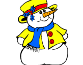 Desenho Boneco de neve II pintado por boneco neve