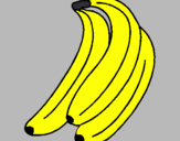 Desenho Plátanos pintado por gi