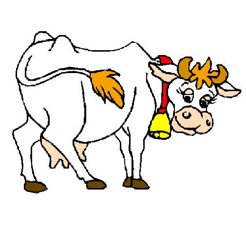 Desenho Vaca pintado por piupiu