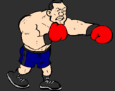 Desenho Boxeador pintado por John Cena!!