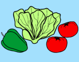 Desenho Verduras pintado por gilmerylk