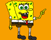 Desenho SpongeBob pintado por renato g