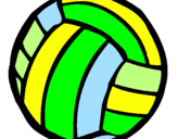Desenho Bola de voleibol pintado por YASMIN