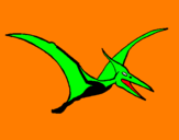 Desenho Pterodáctilo pintado por Gigio