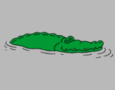 Desenho Crocodilo 2 pintado por rex irado