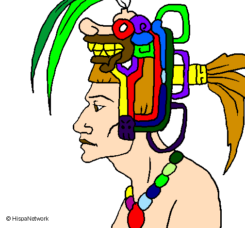 Desenho Chefe da tribo pintado por bbb