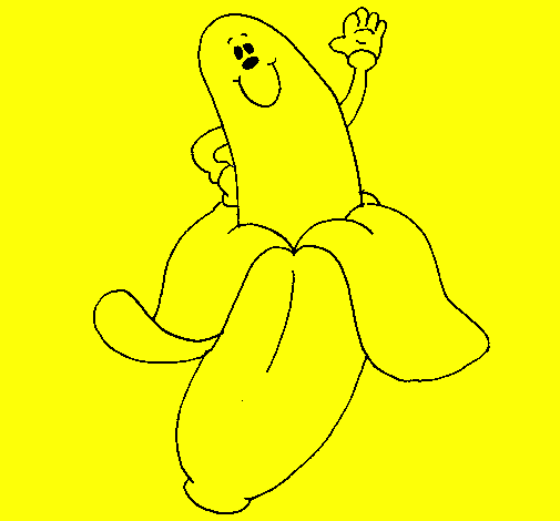 Desenho Banana pintado por k,,jç/]oiç89çoip.lç0p~ççç