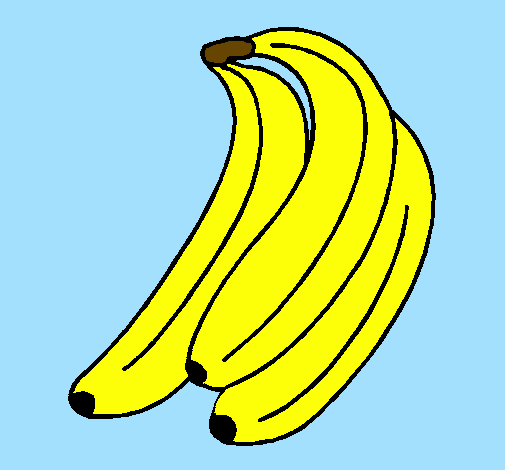 Desenho Plátanos pintado por gustavo