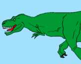 Desenho Tiranossaurus Rex pintado por jhuan