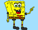 Desenho SpongeBob pintado por diogo