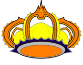 Desenho Corona pintado por dino