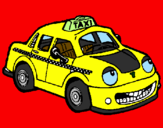 Desenho Herbie Taxista pintado por batusquela xarope