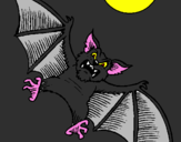 Desenho Morcego cão pintado por marcelo ricardo