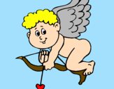 Desenho Cupido pintado por anjinho do amor