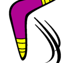 Desenho Bumerangue pintado por tagohora