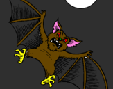 Desenho Morcego cão pintado por      felipe