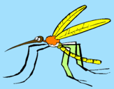 Desenho Mosquito pintado por SAMUEL 