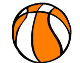 Desenho Bola de basquete pintado por diogo