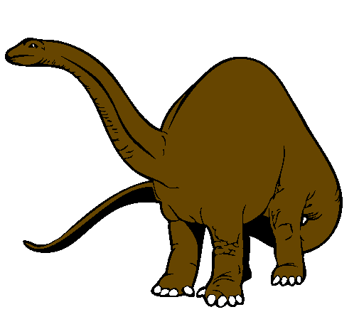 Desenho Braquiossauro II pintado por saltasaurus
