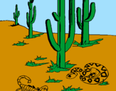 Desenho Deserto  pintado por Pedro